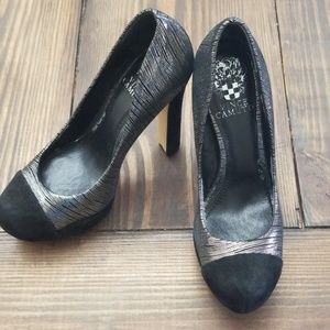 Vince Camuto 5in Heels Size 6 Black Silver